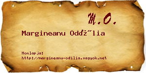 Margineanu Odília névjegykártya